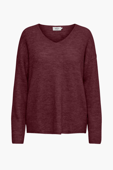 ONLCAMILLA V-NECK L/S PULLOVER KNT NOOS