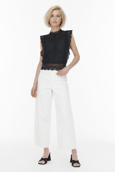 ONLKARO S/L LACE TOP NOOS WVN
