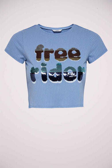 T-shirt - bleu