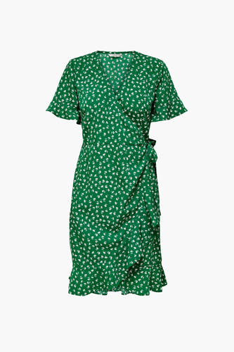 Robe &agrave; manches courtes - vert