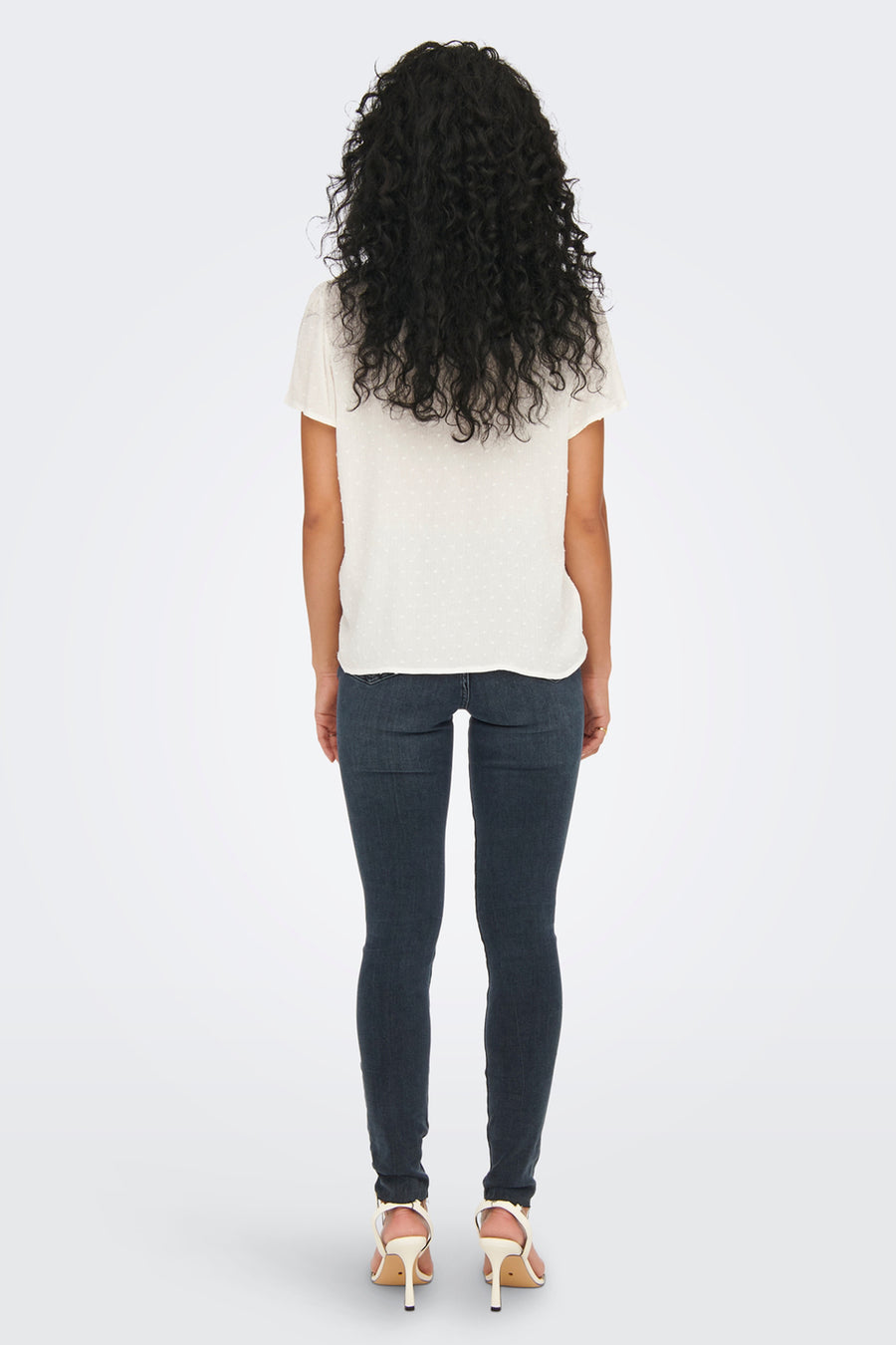 Blouse à manches courtes - blanc - JDY