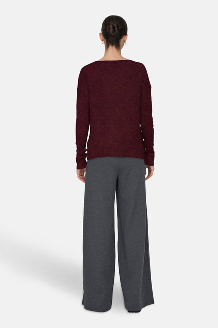 JDYELANORA L/S V-NECK PULLO. KNT NOOS