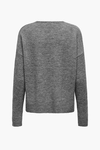 Pull à col rond - gris - JDY
