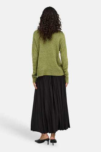 Pull col O vert - JDY