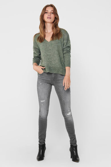 JDYELANORA L/S V-NECK PULLO. KNT NOOS