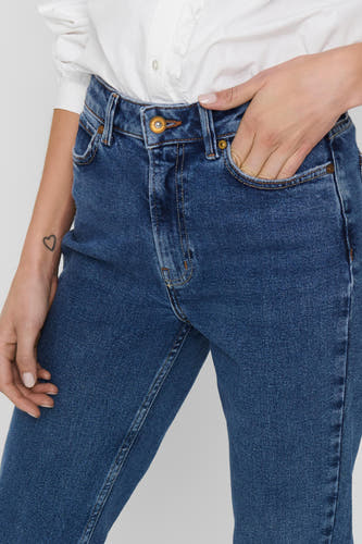 Jean droit - denim bleu moyen