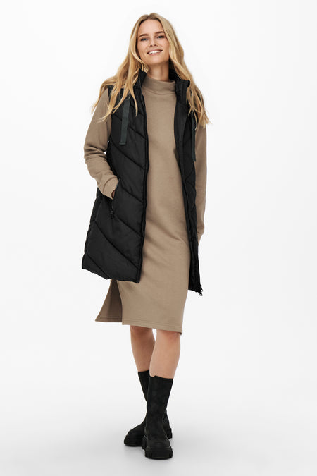 JDYSKYLAR PADDED HOOD WAISTCOAT OTW NOOS