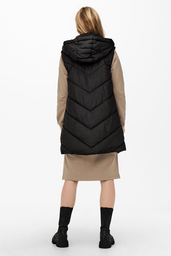 JDYSKYLAR PADDED HOOD WAISTCOAT OTW NOOS