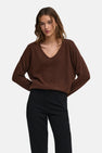 Pull col V - Coffee Bean