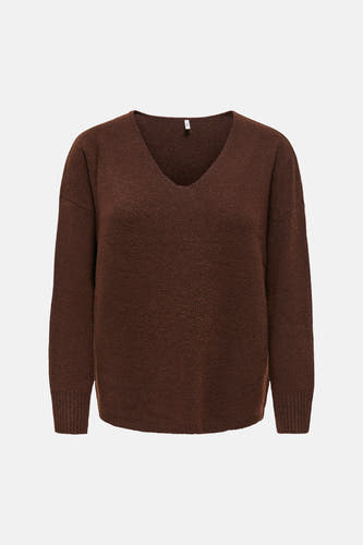 Pull col V - Coffee Bean