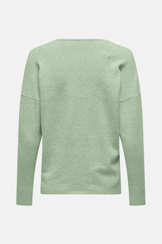 T-shirt vert de ONLY col en Vcol, tr tr tr avec long long long long long long