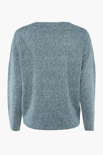 T-shirt vert de col V en ONLY ONLY, avec unbreééé.