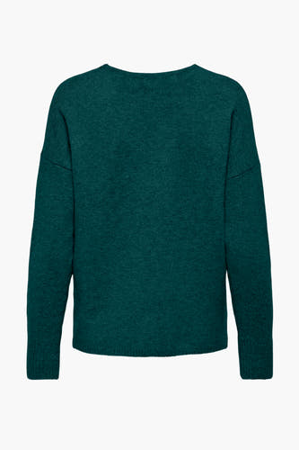 T-shirt vert de ONLY en V enals,,,,,, et et long long long.