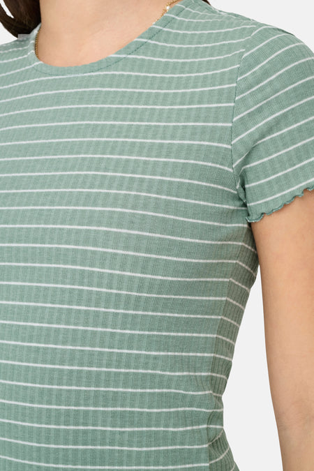 ONLEMMA STRIPE S/S TOP JRS