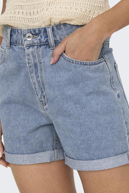 ONLVEGA HW MOM DNM SHORTS NOOS
