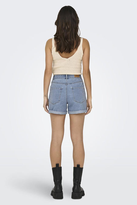 ONLVEGA HW MOM DNM SHORTS NOOS