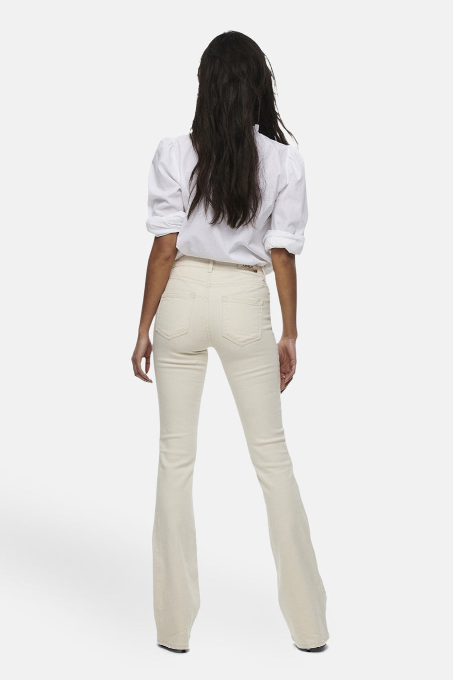 BLUSH FLARE - off white denim - ONLY®
