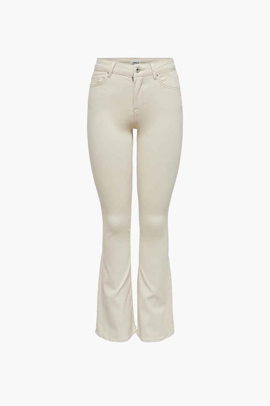 BLUSH FLARE - off white denim - ONLY®