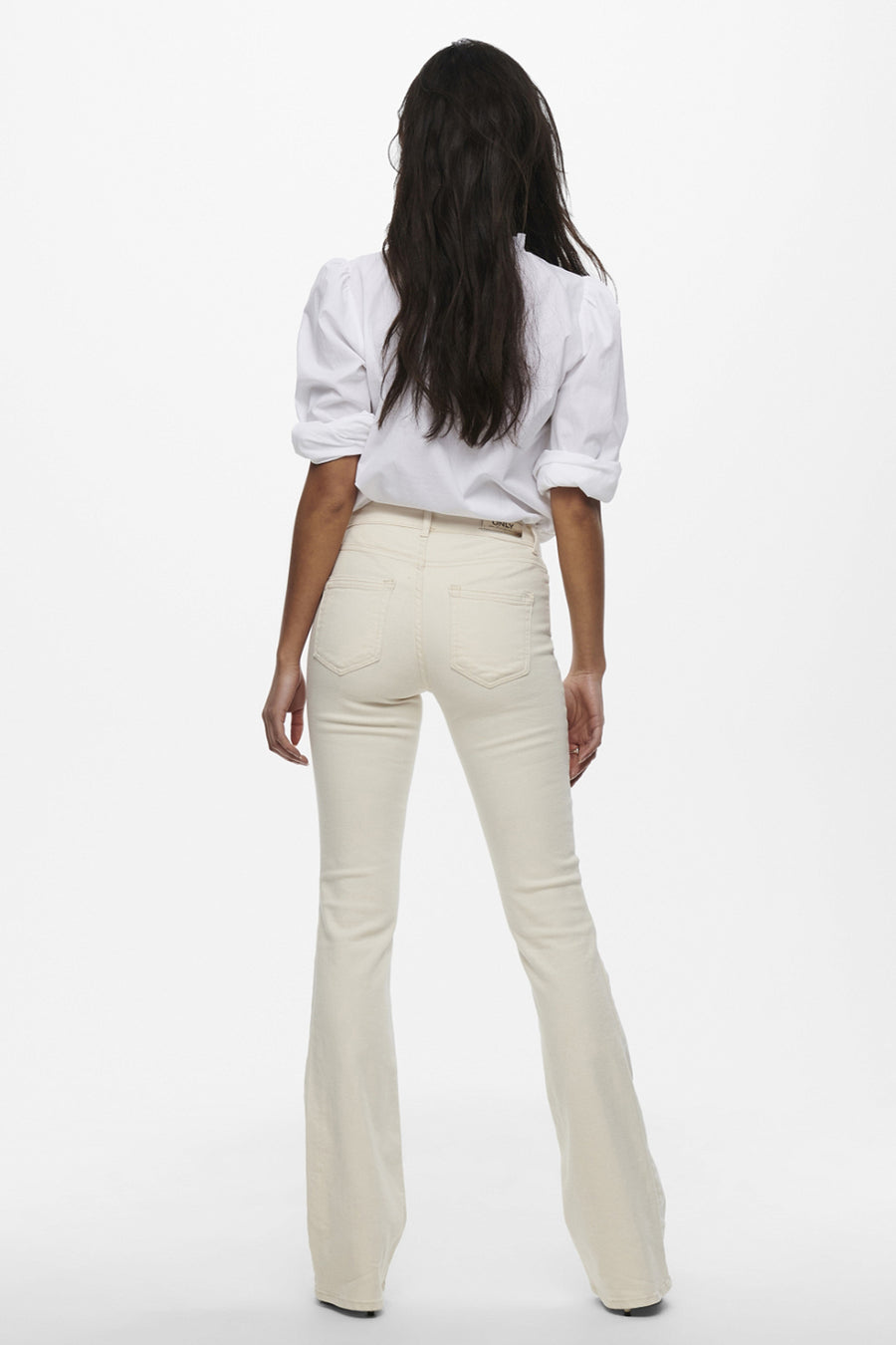 BLUSH FLARE - off white denim - ONLY®