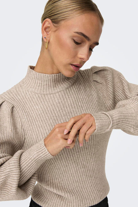 ONLKATIA L/S HIGHNECK PULLOVER KNT NOOS
