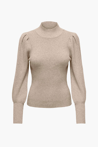 Pull à col rond - beige - ONLY®