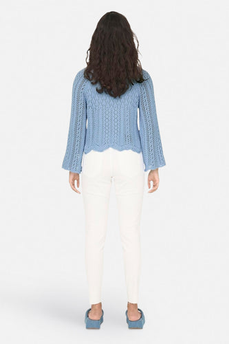 Pull à col rond - bleu - ONLY®