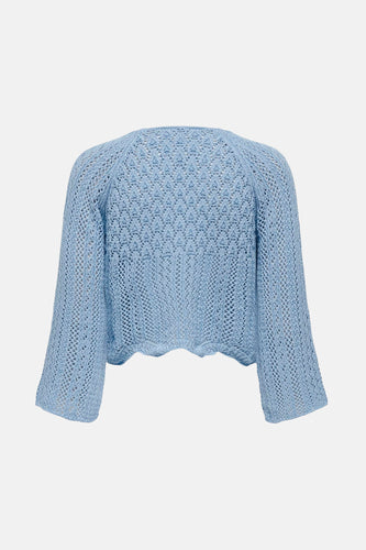 Pull à col rond - bleu - ONLY®