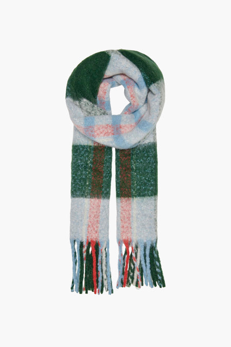 ONLJENNA LIFE CHECK BRUSH SCARF CC