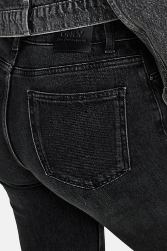 Jean &agrave; coupe droite - noir - ONLY®