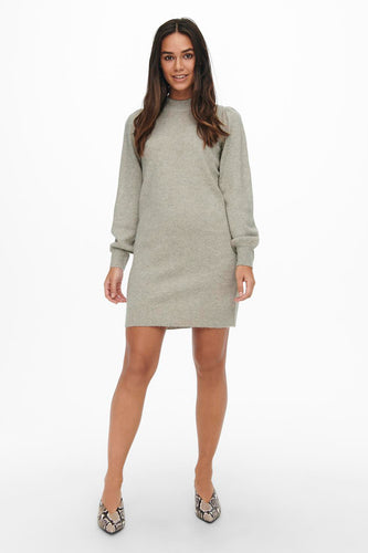 JDYRUE L/S HIGH NECK DRESS KNT NOOS