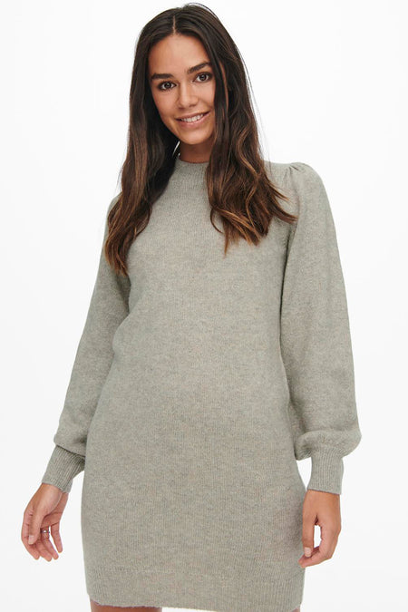JDYRUE L/S HIGH NECK DRESS KNT NOOS