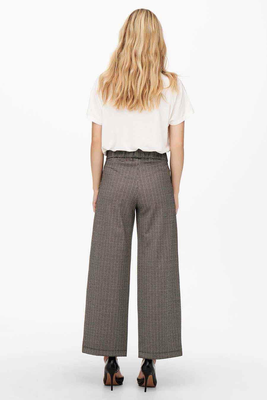 JDYGEGGO MIA LONG CHECK PANT JRS NOOS - JDY