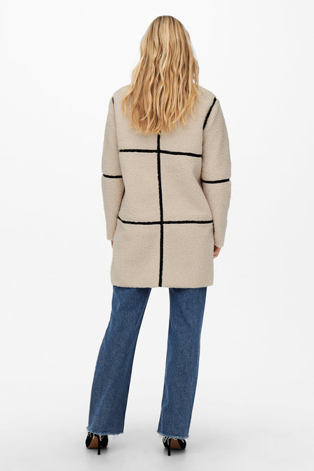 JDYFROSTY TEDDY LONG JACKET OTW NOOS