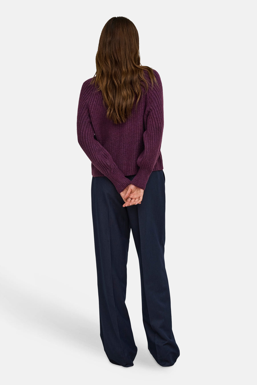 Pull col O mauve - ONLY®