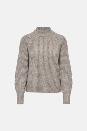 Pull col O beige - ONLY®