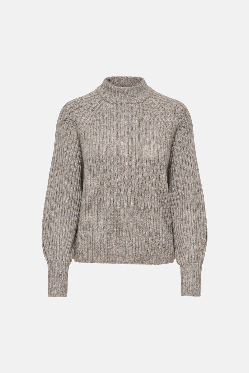 Pull col O - Silver Mink