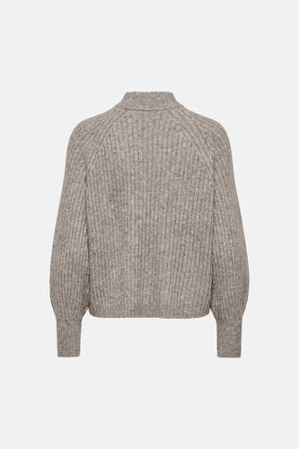 Pull col O beige - ONLY®