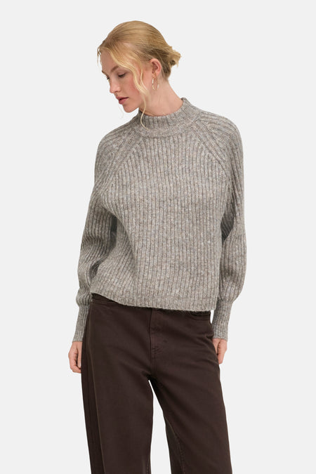 Pull col O - Silver Mink