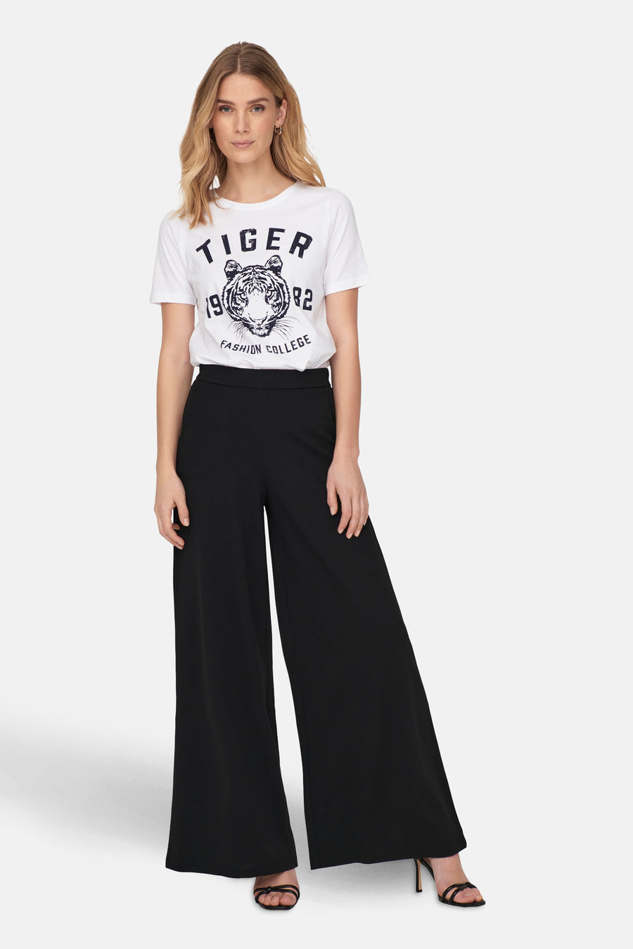 JDYTANJA LIFE WIDE FLOWY PANT JRS NOOS - JDY