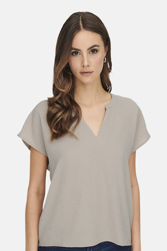 Blouse à manches courtes - beige - JDY