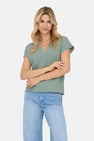 Blouse à manches courtes - vert
