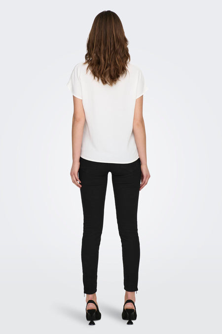 JDYLION S/S TOP WVN NOOS
