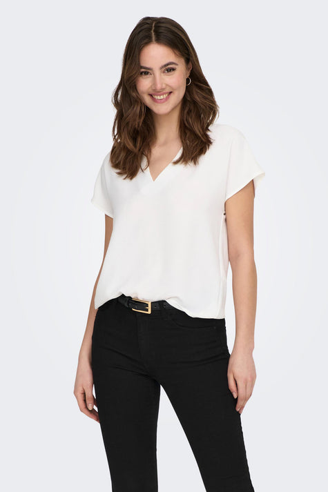 JDYLION S/S TOP WVN NOOS