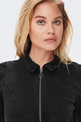 Short denim shirt