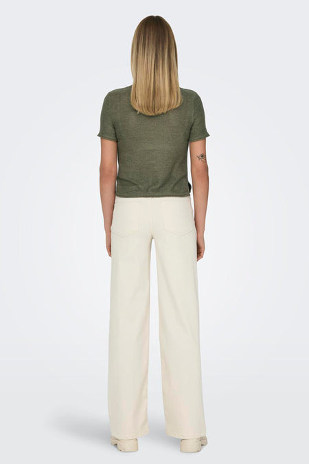 ONLSUNNY S/S PULLOVER KNT NOOS