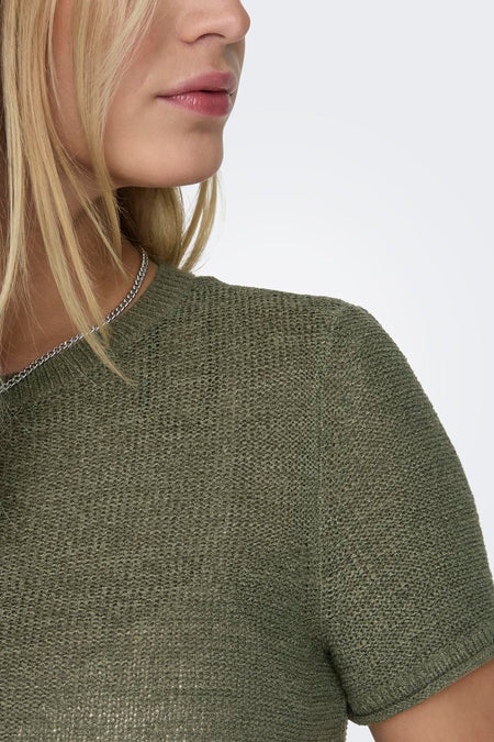 ONLSUNNY S/S PULLOVER KNT NOOS