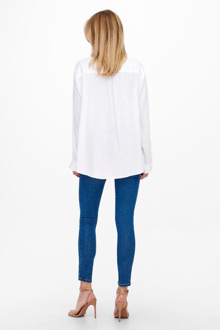 ONLTOKYO L/S LINEN BLEND SHIRT PNT NOOS