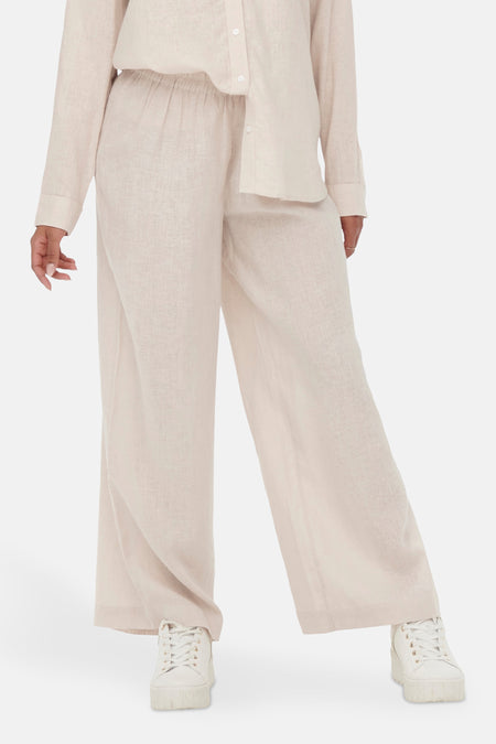 ONLTOKYO HW LINEN BLEND PANT PNT NOOS
