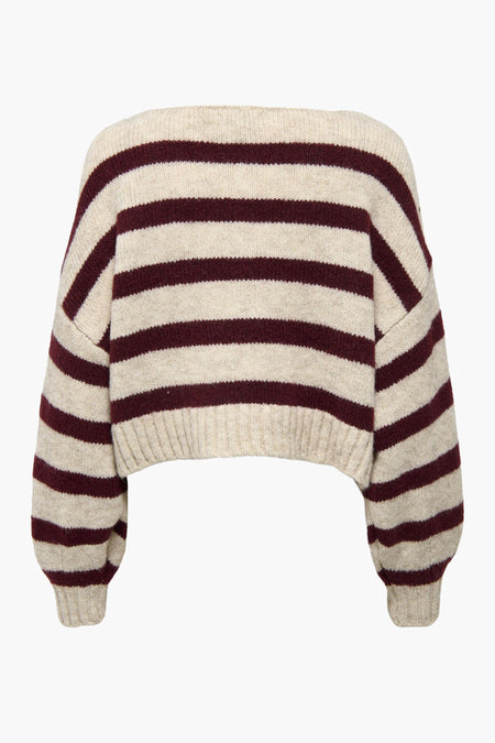 Pull à col rond - écru
