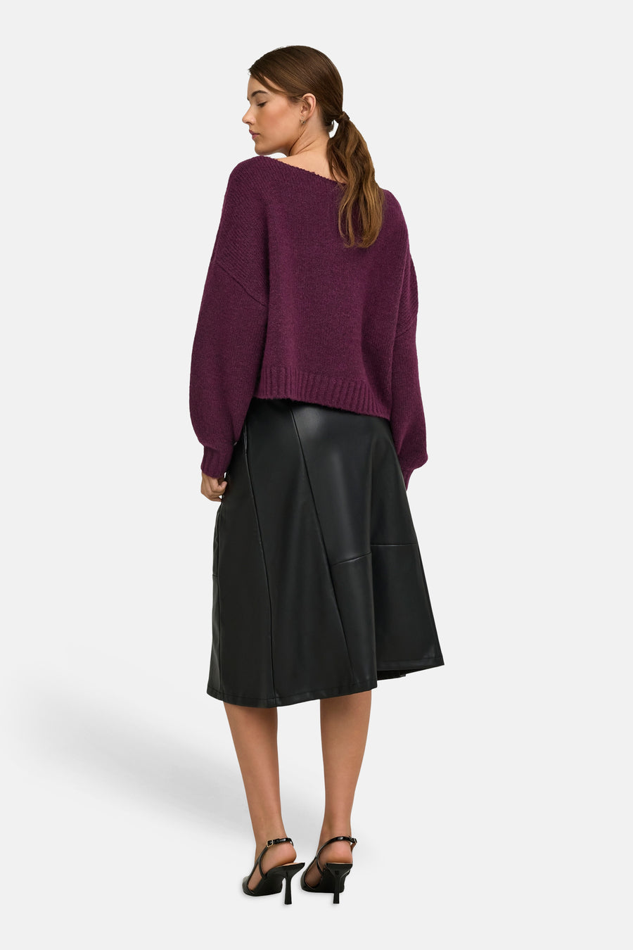 Pull col O mauve - ONLY®